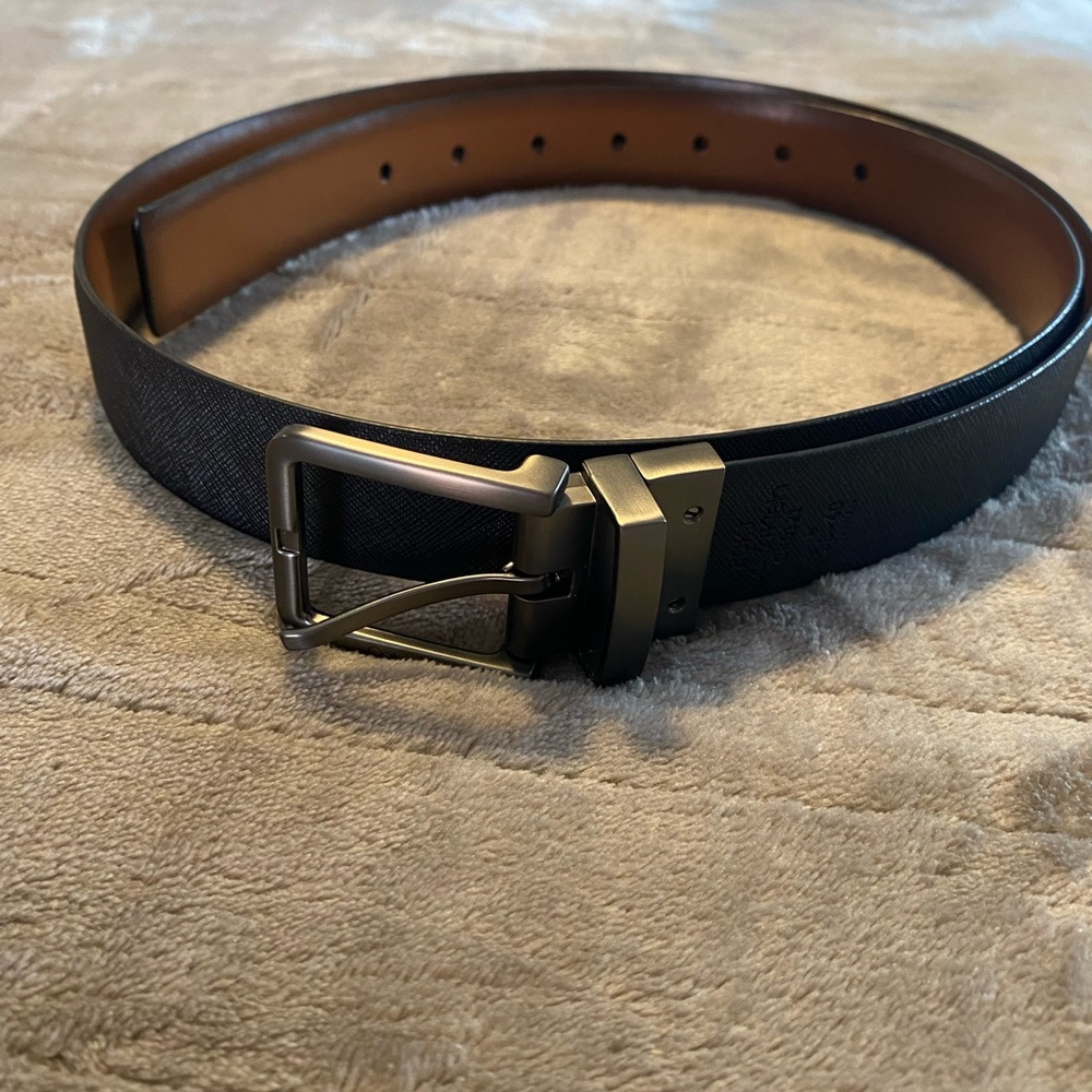 Mens leather Calvin Klein reversible belt
